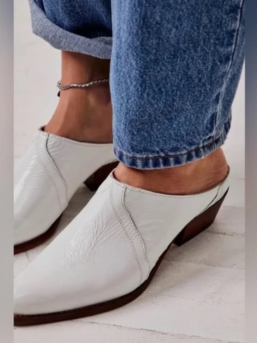 LIKE NEW Free people new frontiers western mules